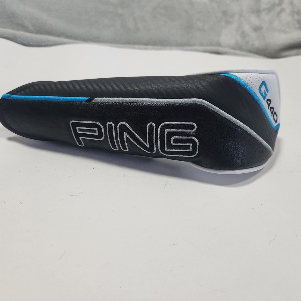 PING G440 Fairway /  Relief Headcover Golf Head Cover BLACK / WHITE G-440